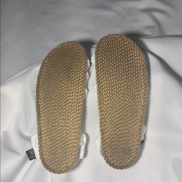 Nomadic State of Mind Tan and White Rope Sandals - Picture 9 of 12